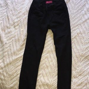 High waisted black jeans